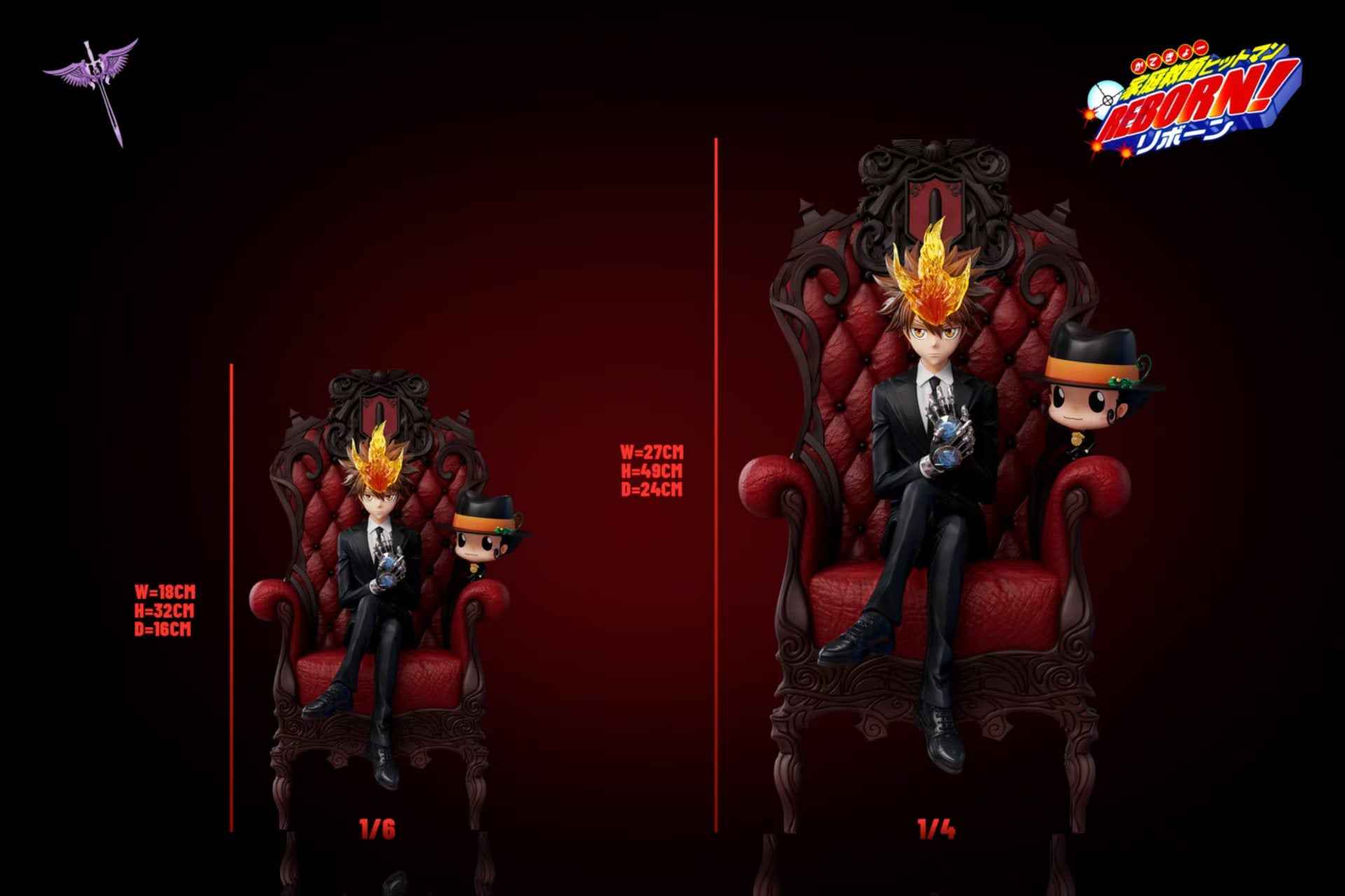 Katekyo Hitman Reborn White Curse Studio Tsunayoshi Sawada Resin Statue