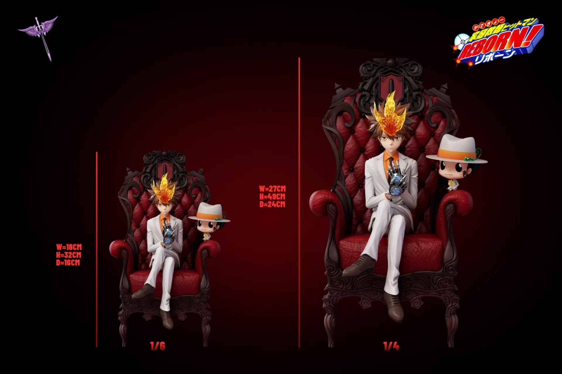 Katekyo Hitman Reborn White Curse Studio Tsunayoshi Sawada Resin Statue