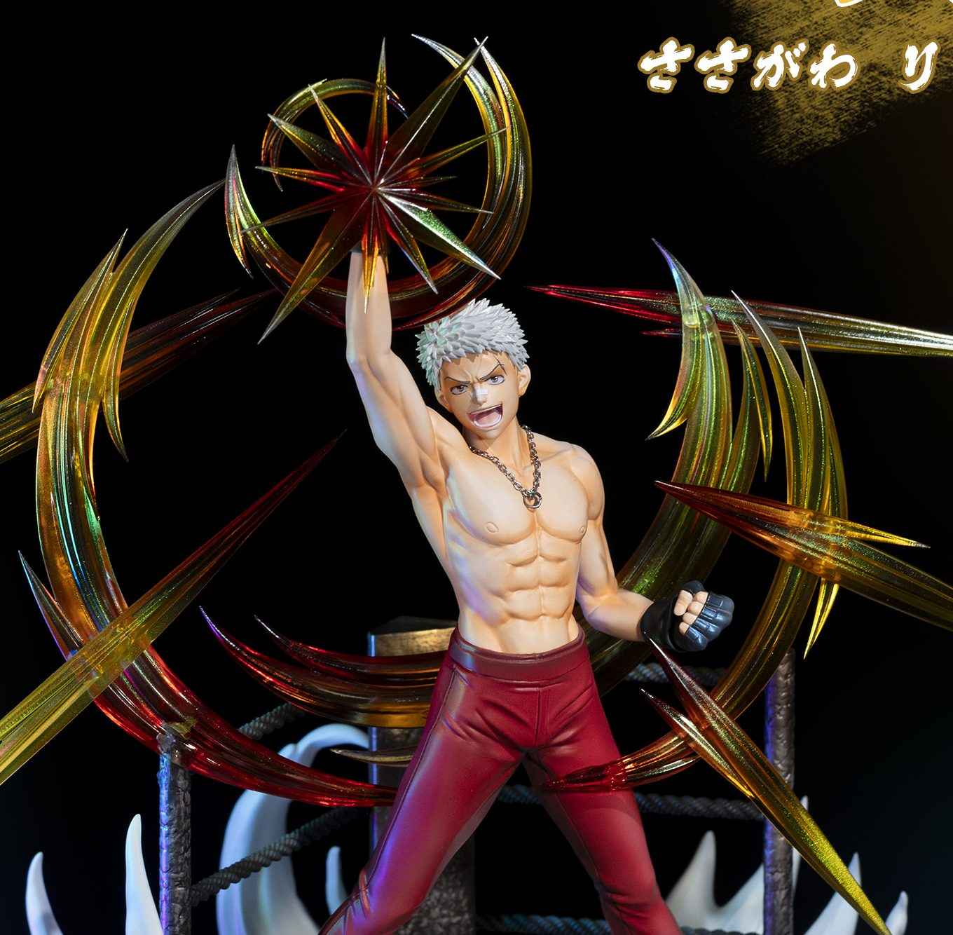 Katekyo Hitman Reborn ~ Illegal Factory Studio ~ Ring Conflict Ryohei Sasagawa & Lambo ~ Resin Statue