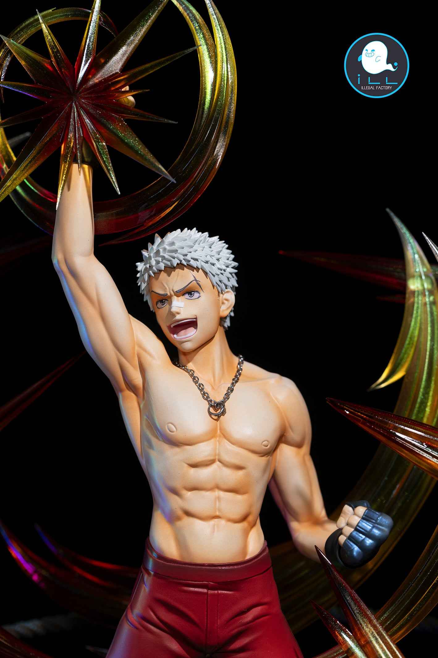 Katekyo Hitman Reborn ~ Illegal Factory Studio ~ Ring Conflict Ryohei Sasagawa & Lambo ~ Resin Statue