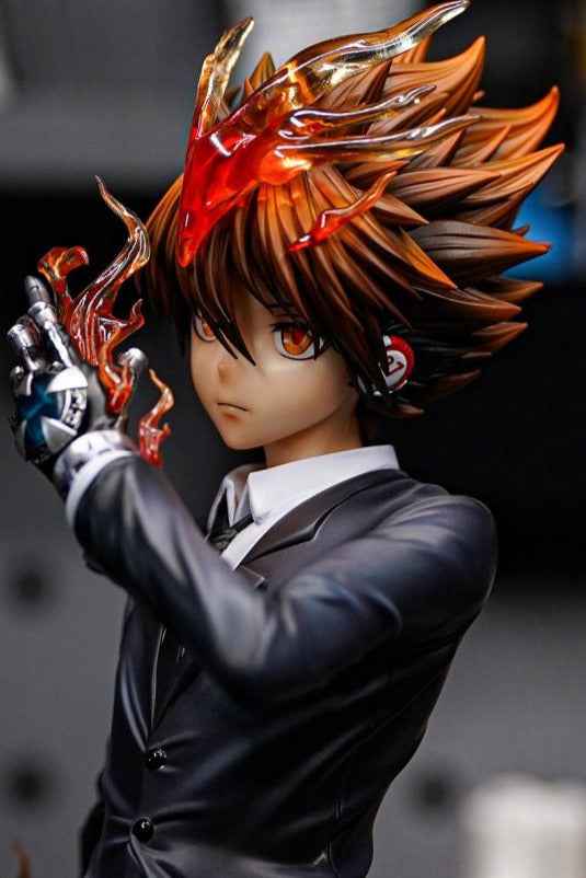 Katekyo Hitman Reborn ~ Jiang Xing Studio ~ Vongola Family Boss Tsunayoshi Sawada ~ Resin Statue - Santoryu Resins Collectors