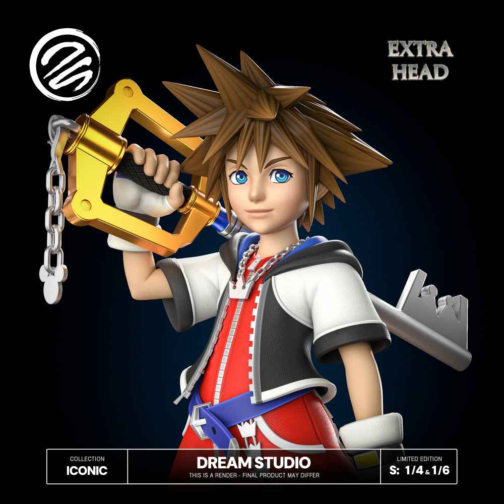 Kingdom Hearts Dream Studio Sora Resin Statue