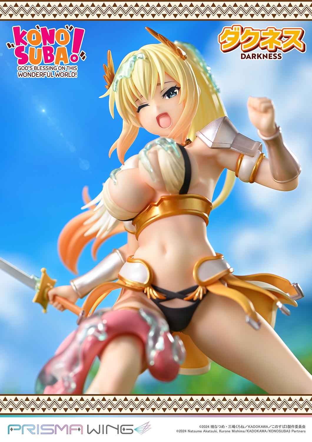 KonoSuba: God's Blessing on This Wonderful World! Prime 1 Studio & Prisma Wing Lalatina Ford Dustiness Darkness Licensed PVC Figure