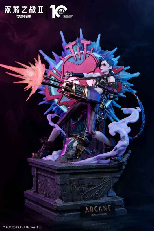 League of Legends Infinity Studio Arcane II Jinx 1/4 Licesensed Resin Statue