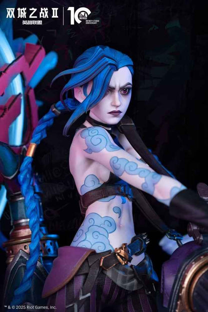 League of Legends Infinity Studio Arcane II Jinx 1/4 Licesensed Resin Statue