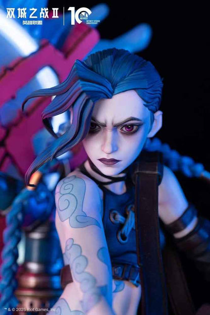 League of Legends Infinity Studio Arcane II Jinx 1/4 Licesensed Resin Statue