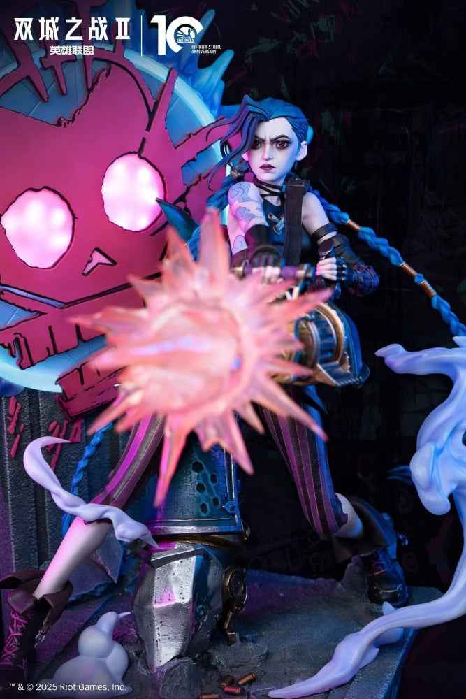 League of Legends Infinity Studio Arcane II Jinx 1/4 Licesensed Resin Statue