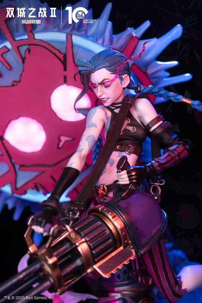 League of Legends Infinity Studio Arcane II Jinx 1/4 Licesensed Resin Statue