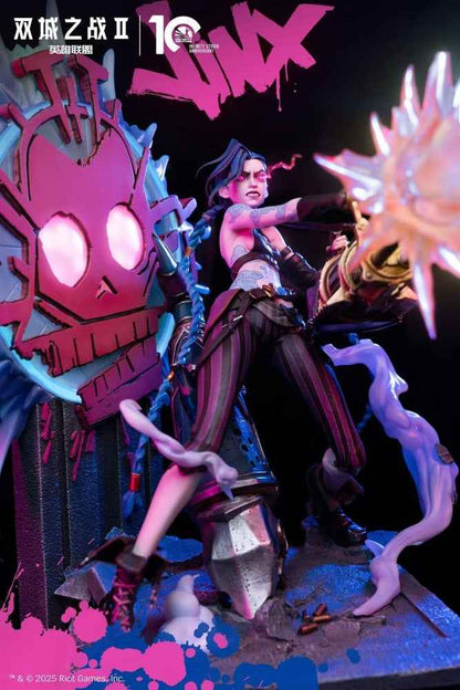 League of Legends Infinity Studio Arcane II Jinx 1/4 Licesensed Resin Statue