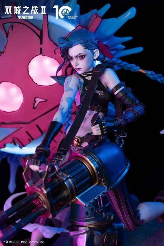 League of Legends Infinity Studio Arcane II Jinx 1/4 Licesensed Resin Statue