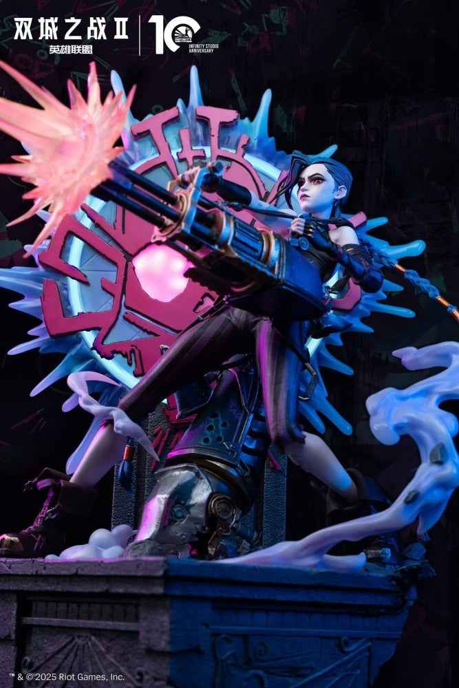 League of Legends Infinity Studio Arcane II Jinx 1/4 Licesensed Resin Statue