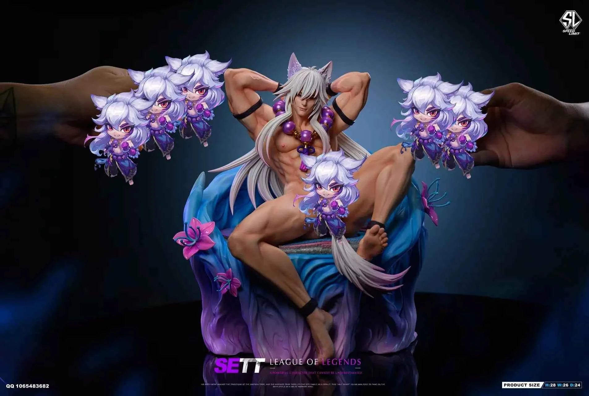 League of Legends Speed Limit Studio Sett The Boss +18 Resin Statue