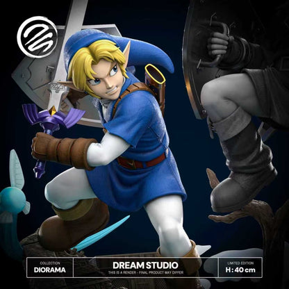 Legends of Zelda Dream Studio Link vs Dark Link 1/6 Resin Statue