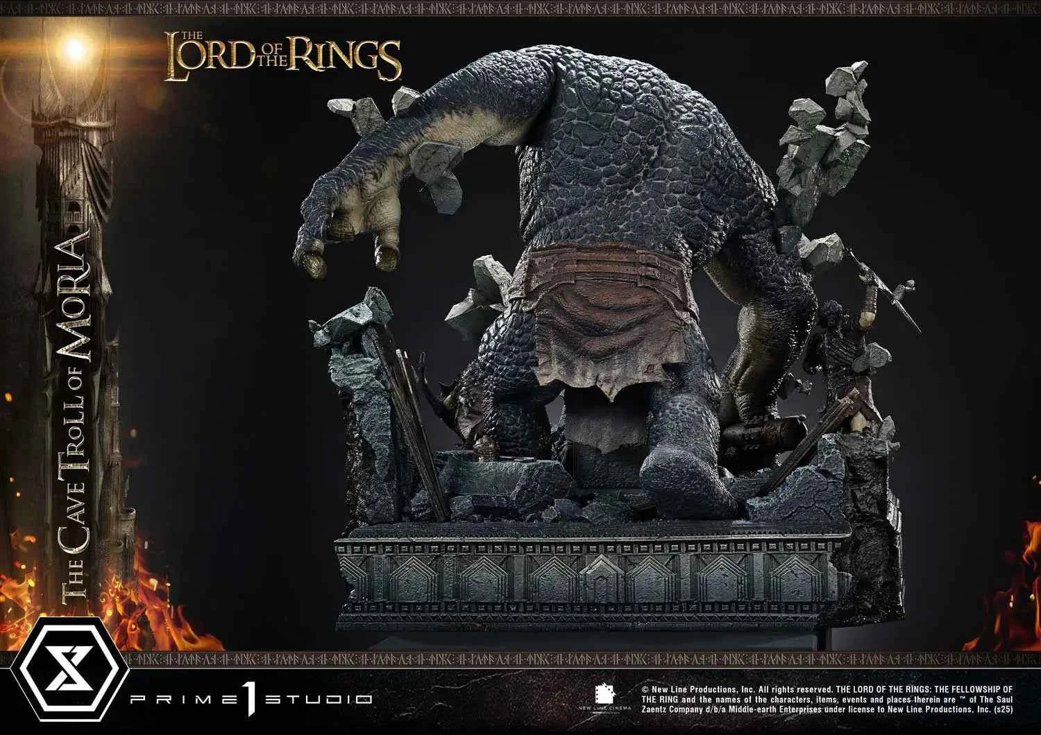 Lord of the Rings Prime 1 Studio The Cave Troll of Moria PMLOTR-13 PMLOTR-13S Licensed Resin Statue