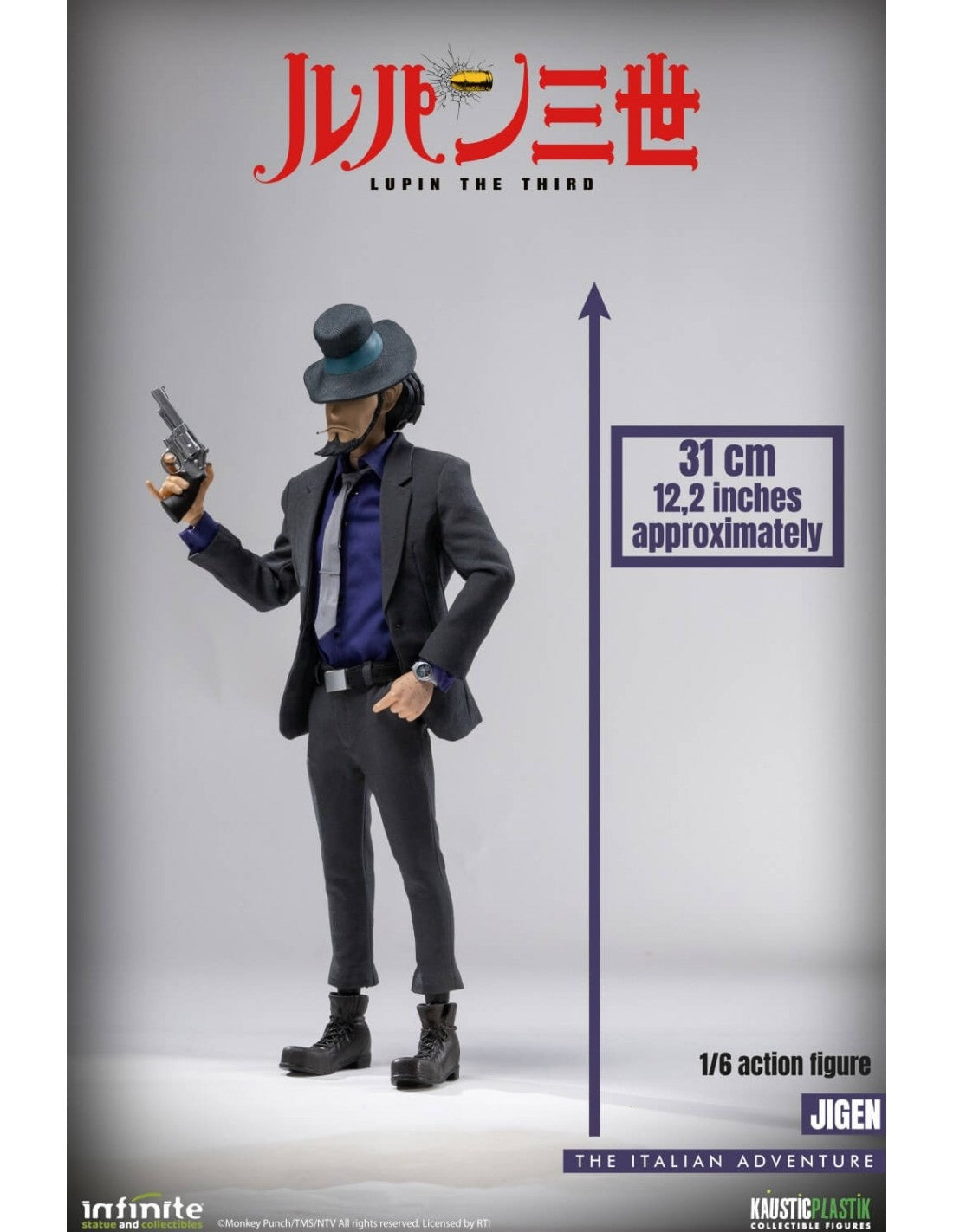 Lupin the Third Infinite Statue Daisuke Jigen Licensed Action Figure
