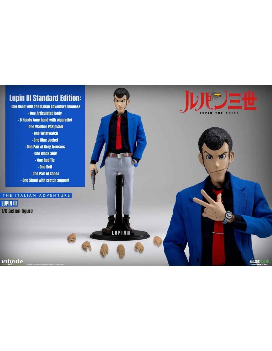 Lupin the Third Infinite Statue Lupin Licensed Action Figure