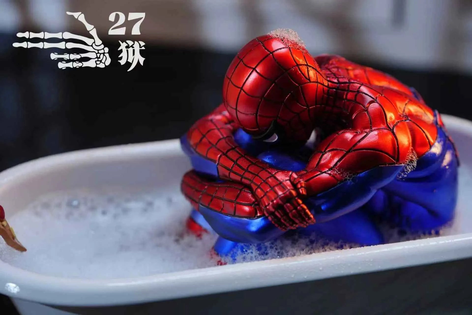 Marvel 27Abyss Studio Spider-Man Failed Man Series Resin Statue