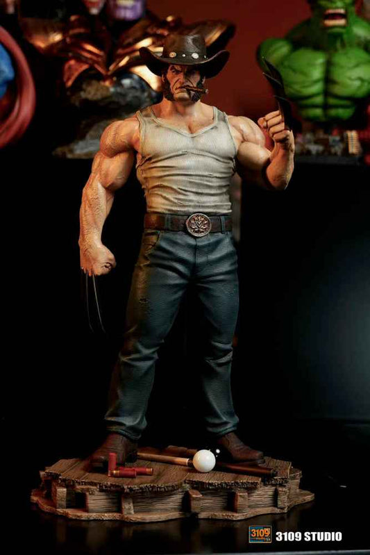 Marvel 3109 Studio Wolverine Logan 1/4 Resin Statue
