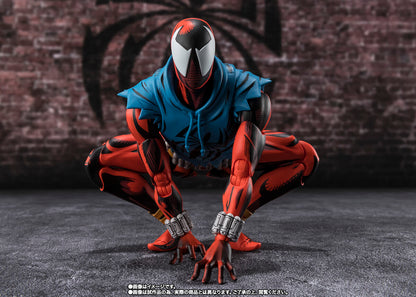 Marvel Bandai Spirits Scarlet Spider Ben Reilly Spider-Man: Across the Spider-Verse S.H.Figuarts Licensed Action Figure