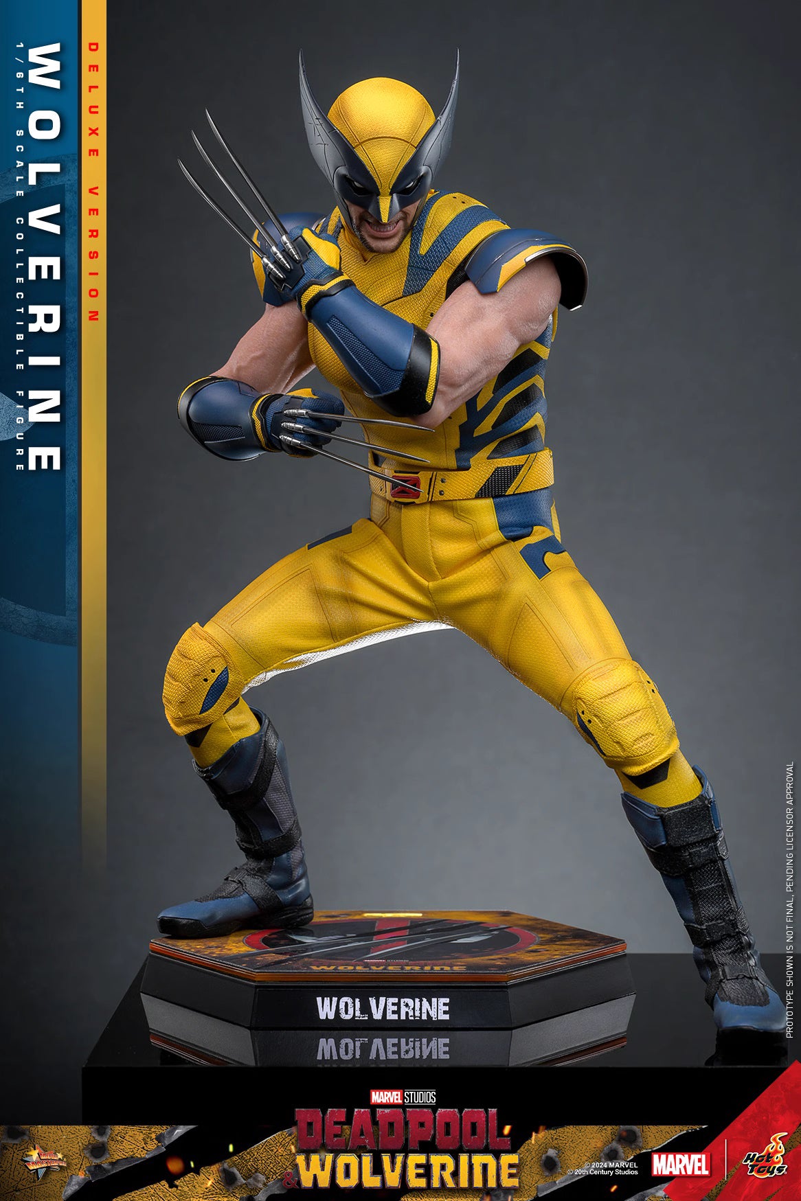 Marvel Hot Toys Deadpool & Wolverine: Wolverine MMS754 Deluxe version 1/6 Licensed Action Figure