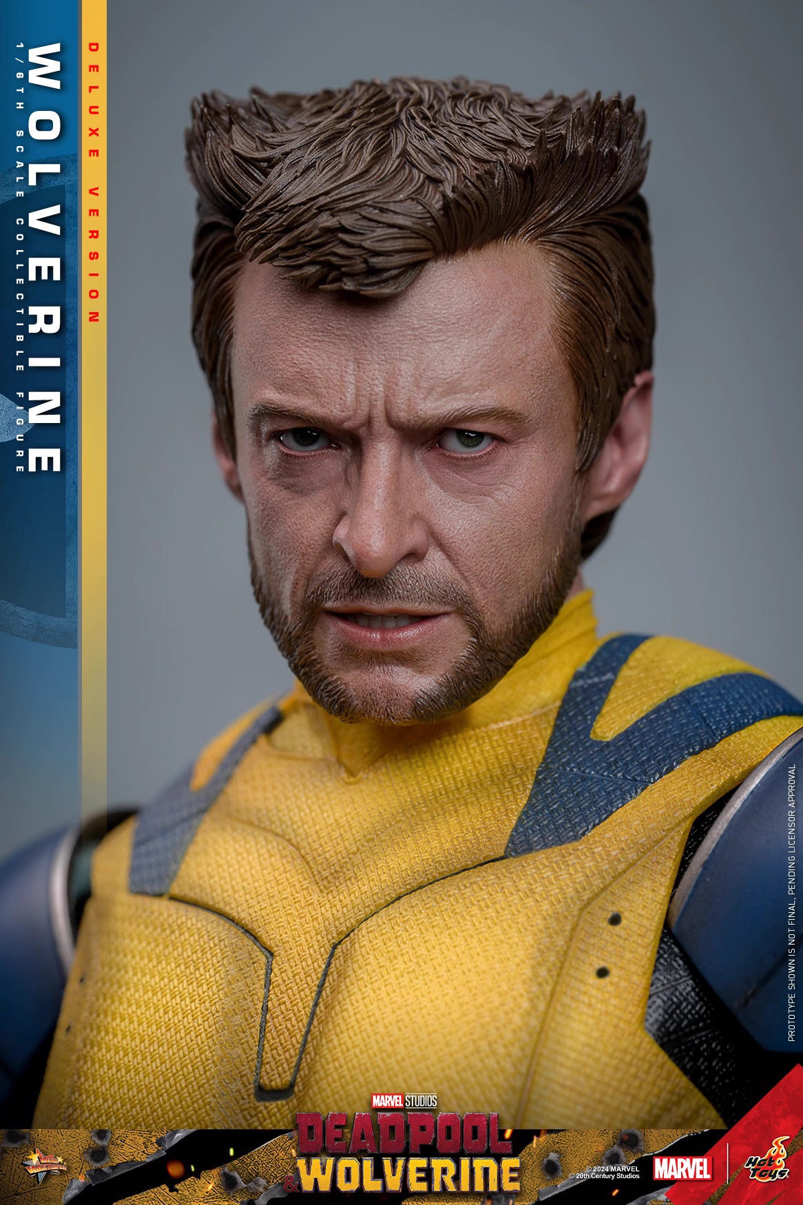 Marvel Hot Toys Deadpool & Wolverine: Wolverine MMS754 Deluxe version 1/6 Licensed Action Figure