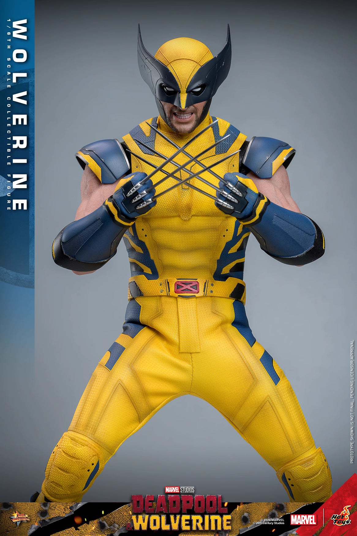 Marvel Hot Toys Deadpool & Wolverine: Wolverine MMS754 Deluxe version 1/6 Licensed Action Figure