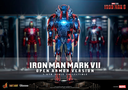 Marvel Hot Toys Iron Man MK7 Open Armor Version DS004D51 1/6 Licensed Action Figure