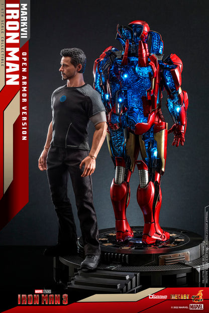 Marvel Hot Toys Iron Man MK7 Open Armor Version DS004D51 1/6 Licensed Action Figure