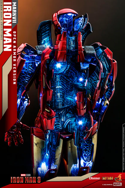 Marvel Hot Toys Iron Man MK7 Open Armor Version DS004D51 1/6 Licensed Action Figure