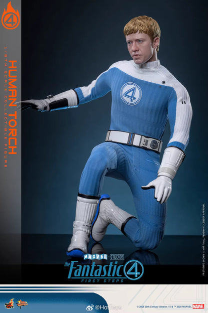 Marvel Hot Toys The Fantastic Four: First Steps Human Torch MMS829 Licensed Action Figure