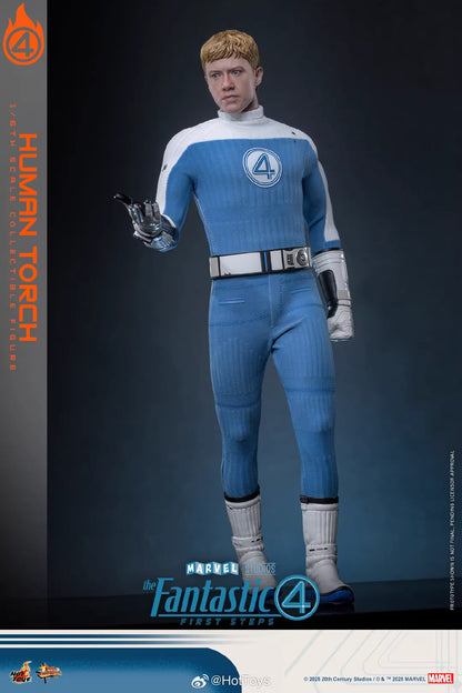 Marvel Hot Toys The Fantastic Four: First Steps Human Torch MMS829 Licensed Action Figure