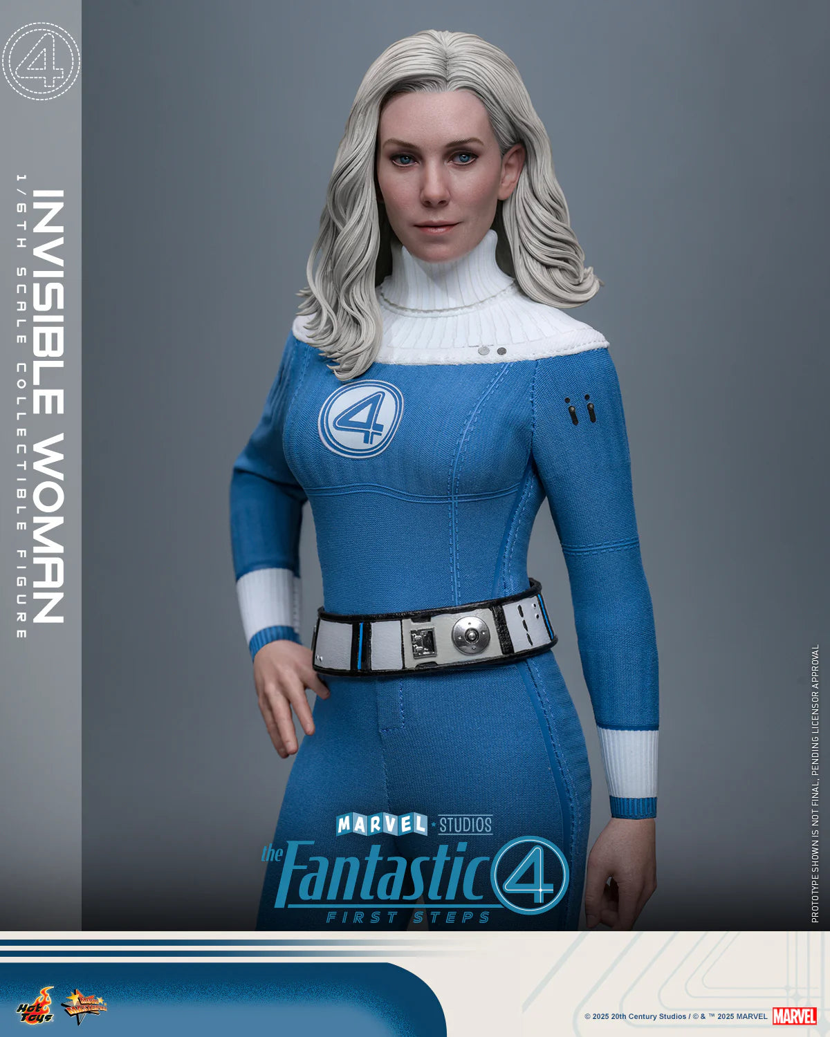 Marvel Hot Toys The Fantastic Four: First Steps Invisible Woman (Special Edition) MMS823B Licensed Action Figure