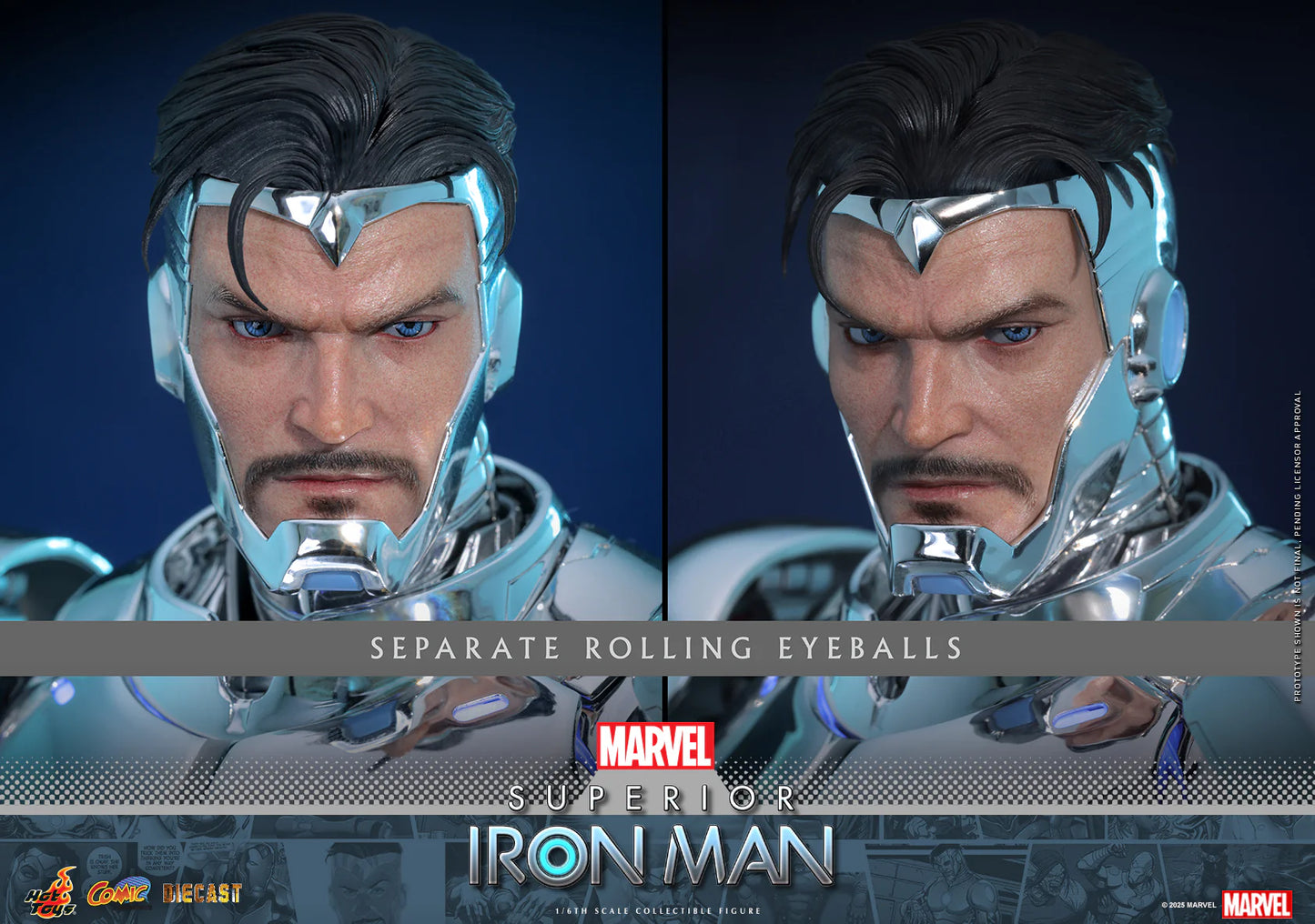 Marvel Hot Toys Ultimate Iron Man Tony Stark (Special Edition) CMS026D73B Licensed Action Figure