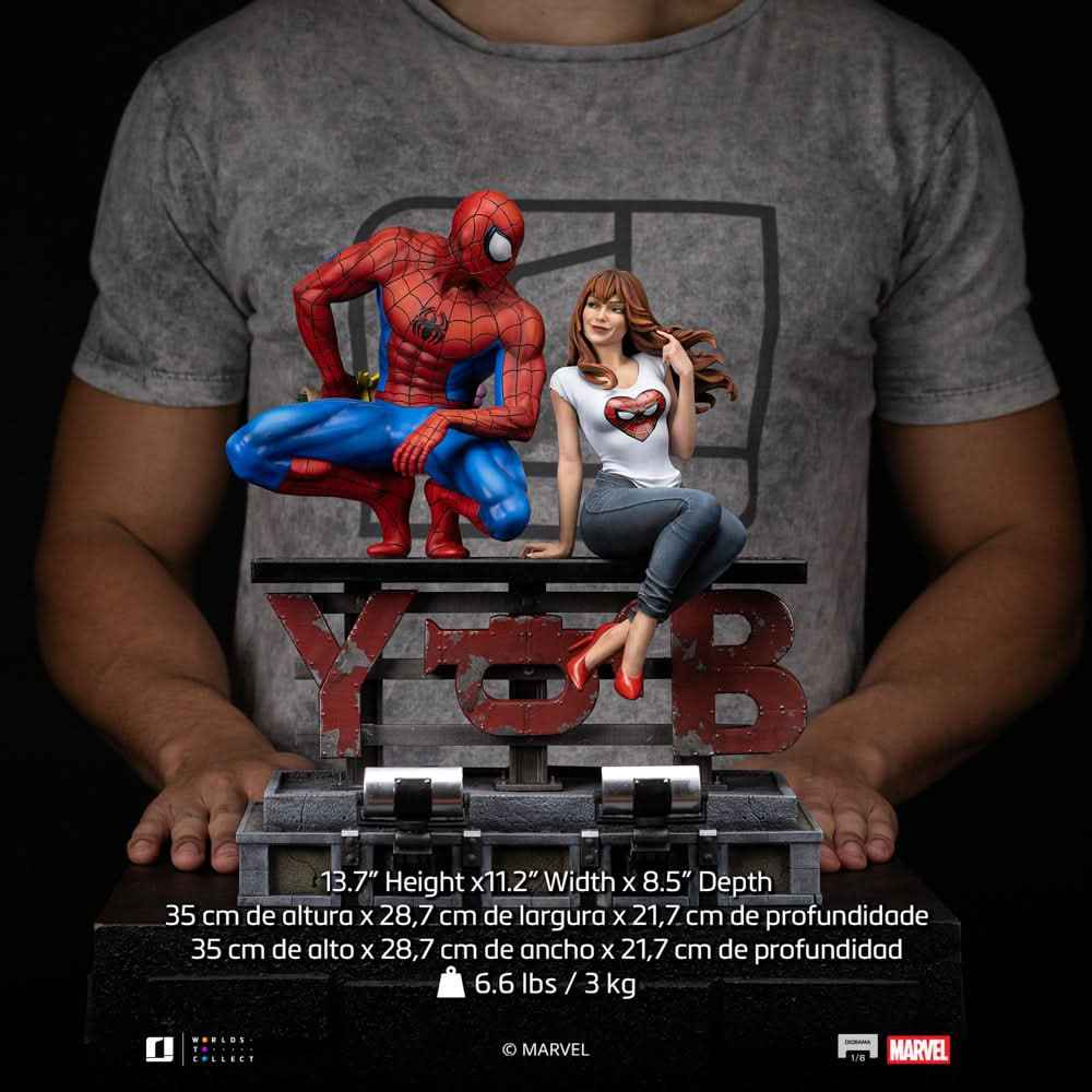 Marvel Iron Studio Spider-Man and Mary Jane Diorama MARCAS119025-16 1/6 Licensed Resin Statue