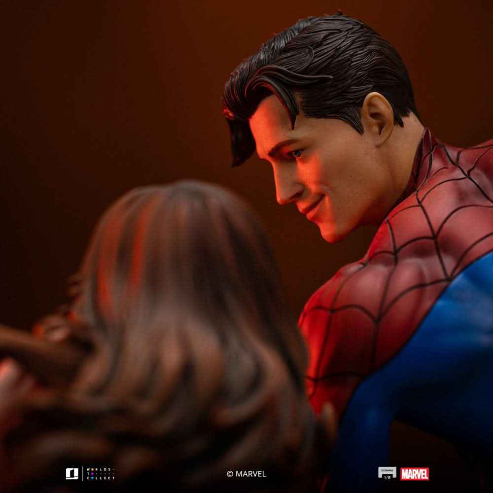 Marvel Iron Studio Spider-Man and Mary Jane Diorama MARCAS119025-16 1/6 Licensed Resin Statue