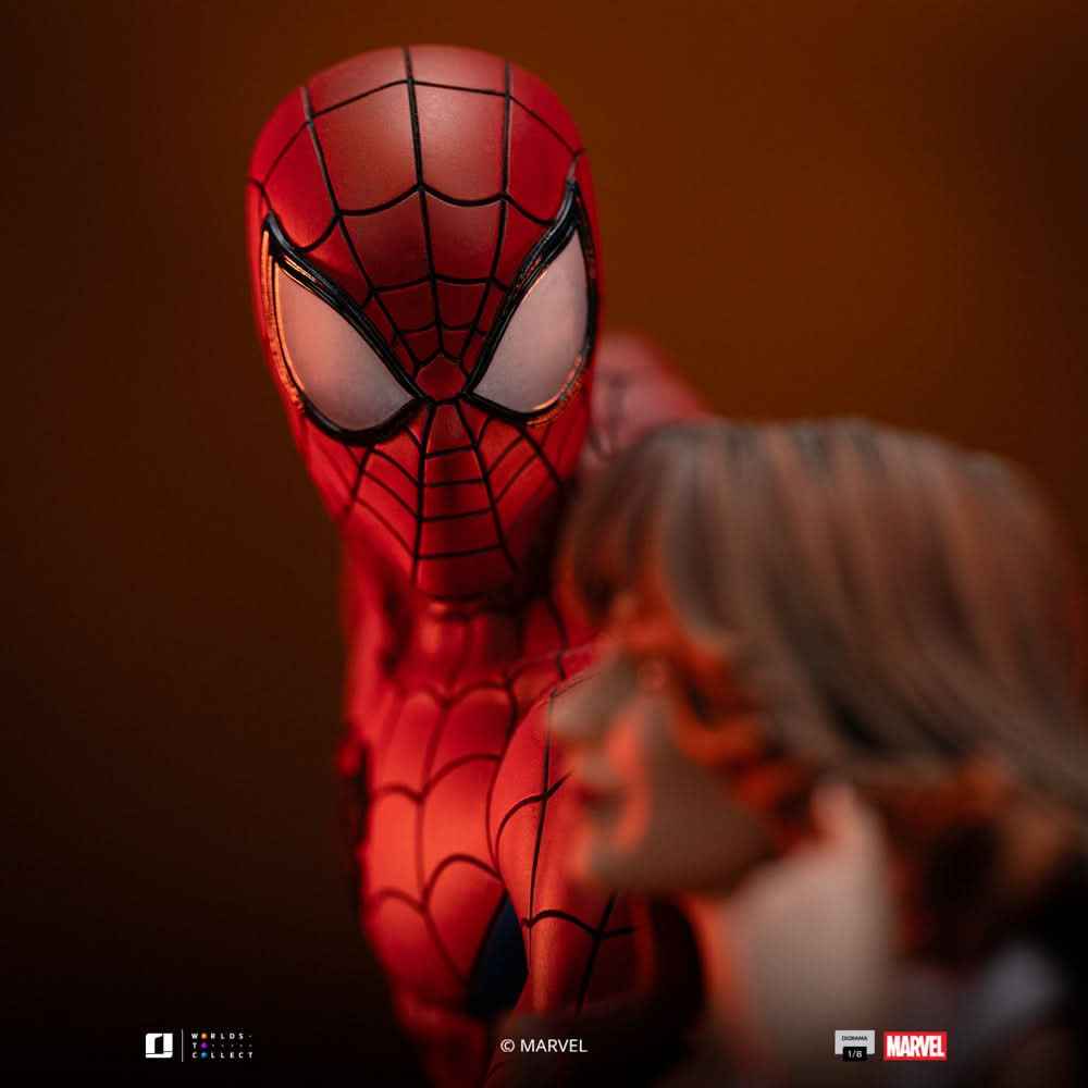 Marvel Iron Studio Spider-Man and Mary Jane Diorama MARCAS119025-16 1/6 Licensed Resin Statue