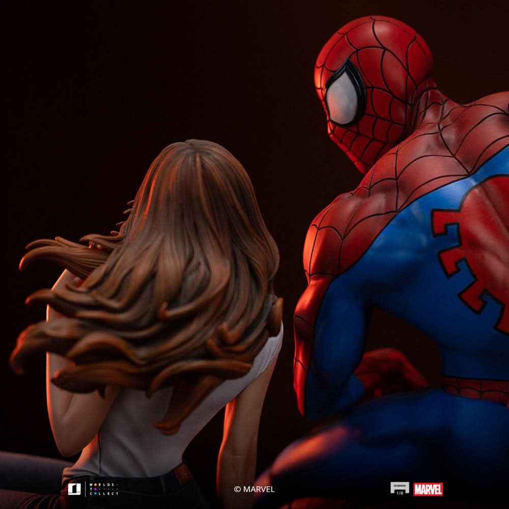 Marvel Iron Studio Spider-Man and Mary Jane Diorama MARCAS119025-16 1/6 Licensed Resin Statue