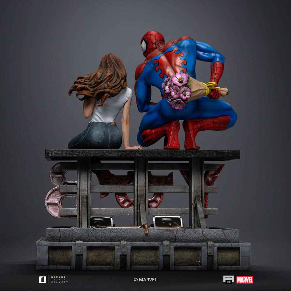 Marvel Iron Studio Spider-Man and Mary Jane Diorama MARCAS119025-16 1/6 Licensed Resin Statue