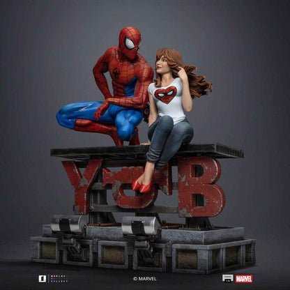 Marvel Iron Studio Spider-Man and Mary Jane Diorama MARCAS119025-16 1/6 Licensed Resin Statue