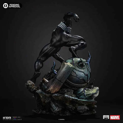 Marvel Iron Studio Spider Man Black Costume Series 7 Art Scale 1/10 Licensed Resin Statue