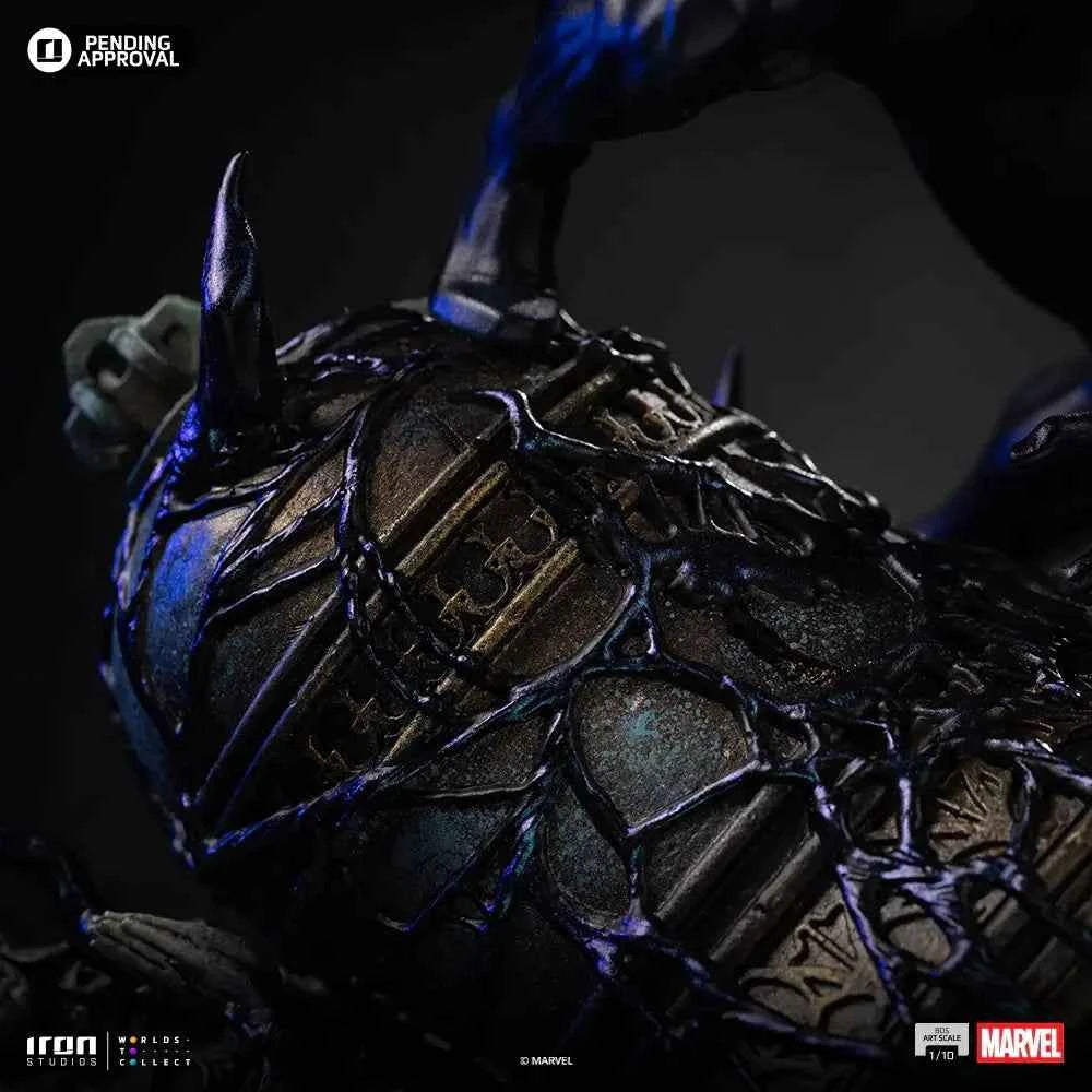 Marvel Iron Studio Spider Man Black Costume Series 7 Art Scale 1/10 Licensed Resin Statue