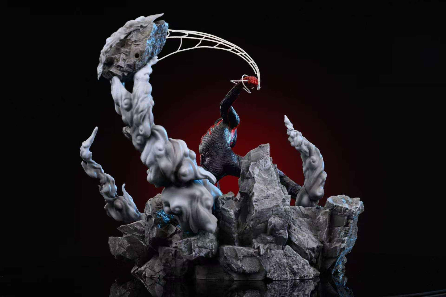 Marvel Linghang Studio Spider Man Miles Morales Resin Statue