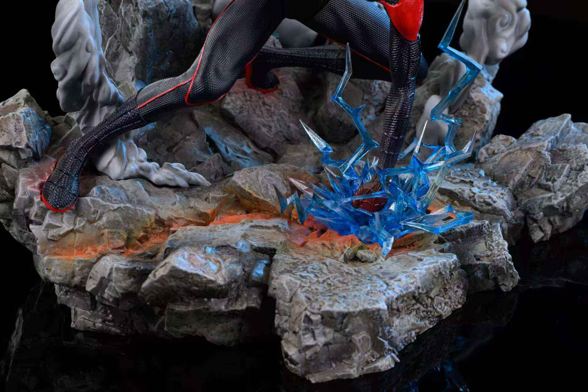 Marvel Linghang Studio Spider Man Miles Morales Resin Statue
