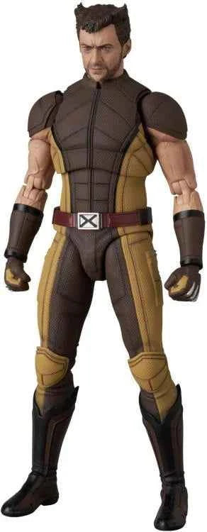 Marvel MEDICOM TOY Deadpool & Wolverine MAFEX No.297 Wolverine (Brown Suit Ver.) Licensed Action Figure