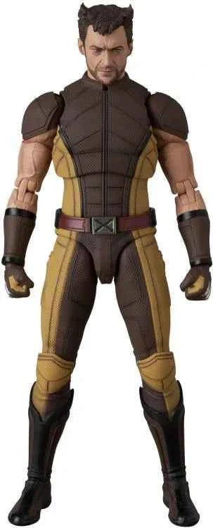 Marvel MEDICOM TOY Deadpool & Wolverine MAFEX No.297 Wolverine (Brown Suit Ver.) Licensed Action Figure