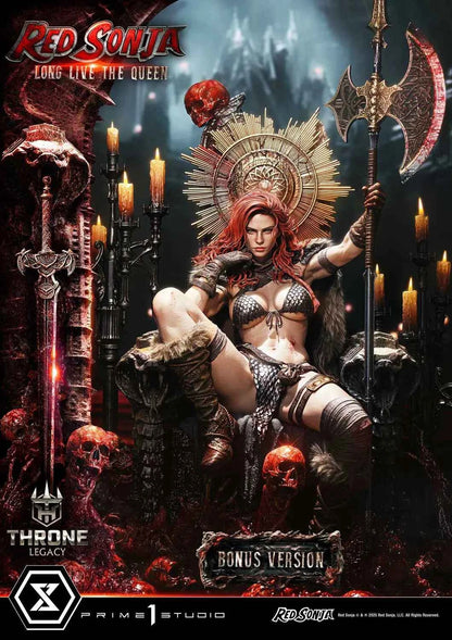 Marvel Prime 1 Studio Red Sonja Throne Legacy Long Live the Queen TLCRS-01 TLCRS-01S 1/3 Licensed Resin Statue