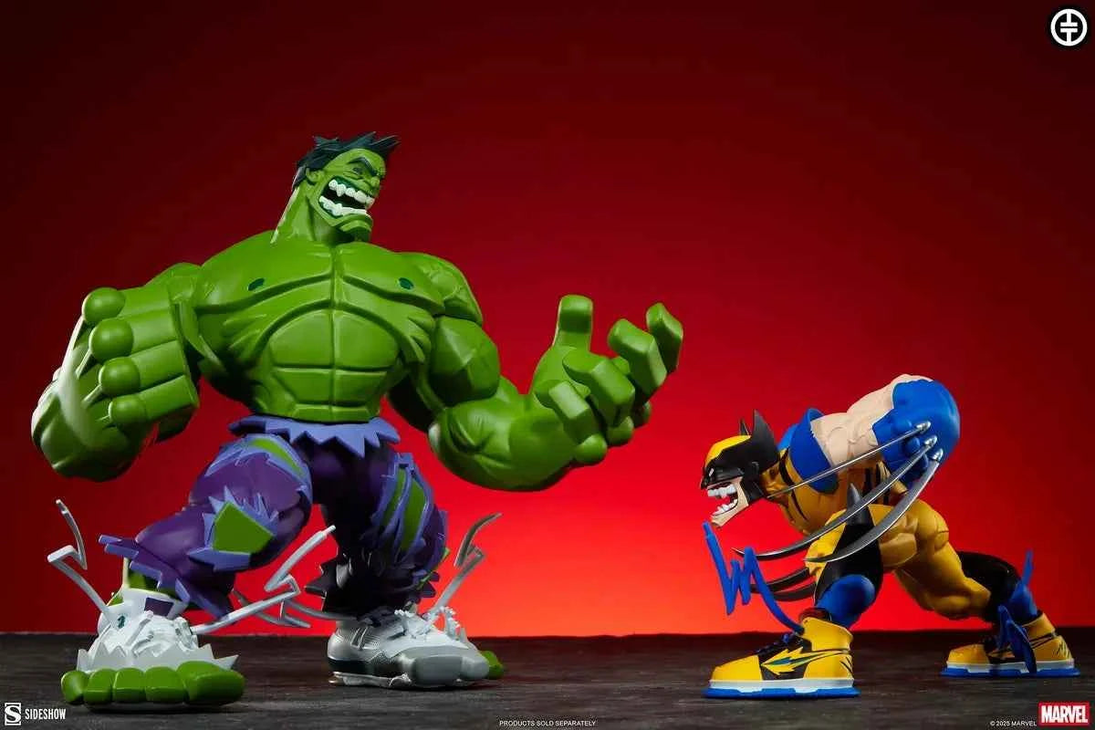 Marvel Sideshow Collectibles Hulk & Wolverine Designer Collectible Statue 700247 700248 Licensed Resin Statue