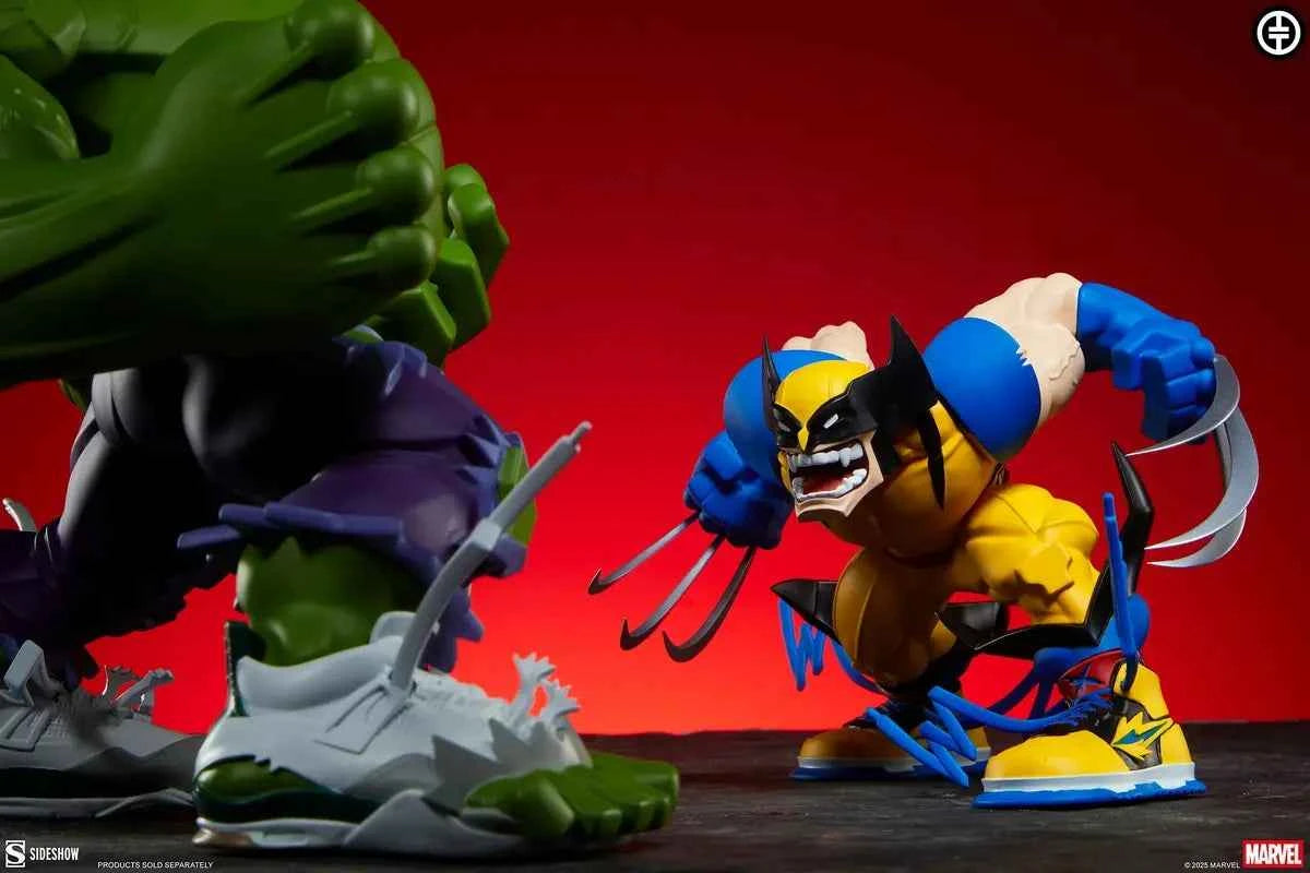 Marvel Sideshow Collectibles Hulk & Wolverine Designer Collectible Statue 700247 700248 Licensed Resin Statue
