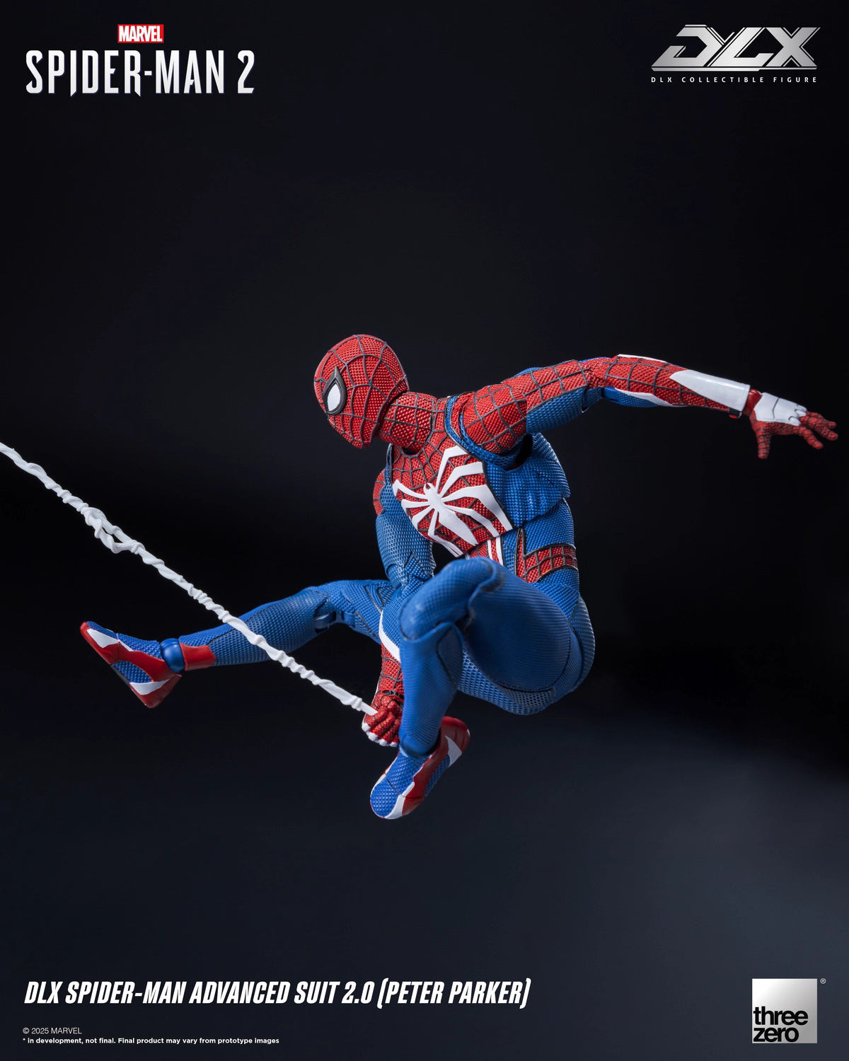 Marvel Threezero DLX Series Spider-Man Upgraded Suit 2.0 3Z09360C0 Licensed Action Figure