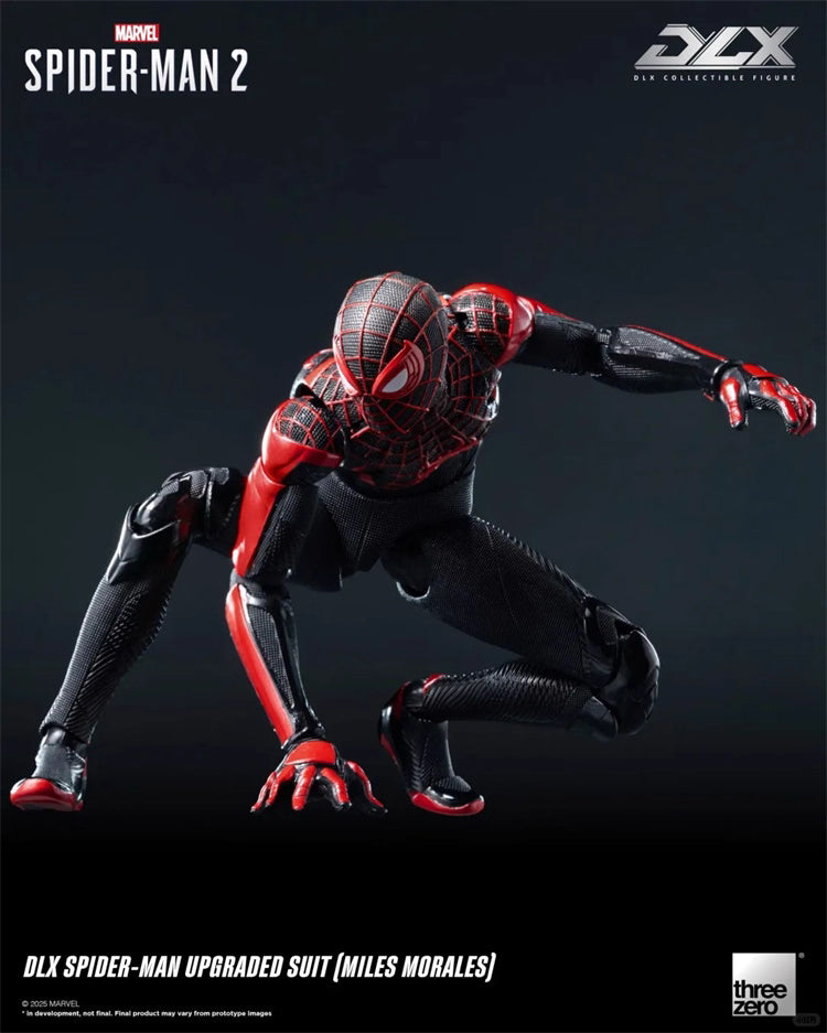Marvel Threezero Spider-Man 2 DLX Spider-Man Upgraded Suit (Miles Morales) 3Z09440C0 Licensed Action Figure